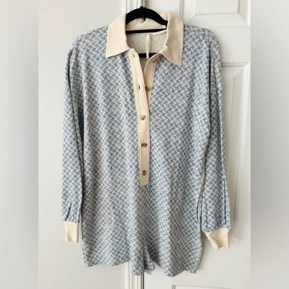 Anthropologie Waffle Cocoon Romper, Size XL - Picture 5 of 12